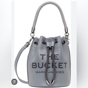 Marc Jacob’s Bucket Bag Wolf Grey! New condition! Original tags and dust bag.